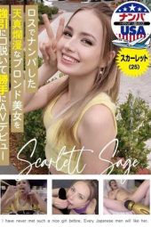 HIKR-196 Persuade a lively blonde picked up in Los Angeles and make her AV debut forcefully – Scarlett (25)